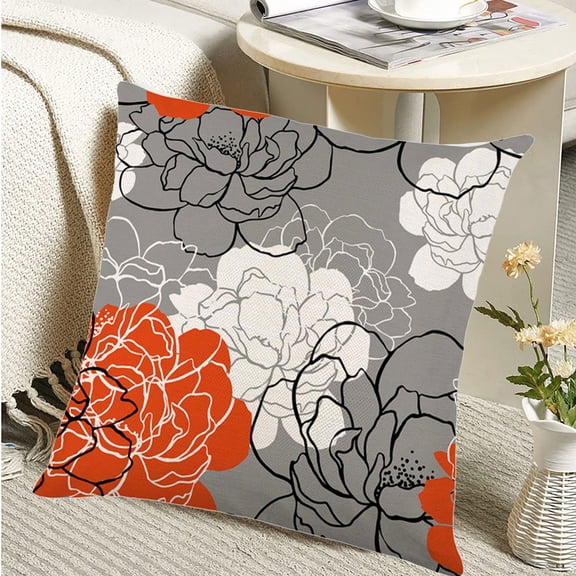 Fuebueo Throw Pillow Covers, Modern Farmhouse Cushion Cover Decor for Home Couch Outdoor