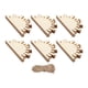 thumbnail image 1 of 30 piezas de madera sin terminar, rodajas de madera en , astillas de madera, manualidades, decoración del hogar, tablero de madera para tableros, 1 of 9