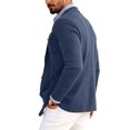 thumbnail image 3 of yuCgh Men's Fashion Leisure Suit with Slim Fit, Ideal for Parties and Weddings, Casual Blazer Coat for Smart Occasions,Blue XL, 3 of 3