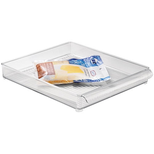 InterDesign Refrigerator and Freezer Storage Organizer Tray for Kitchen, 12