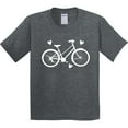 thumbnail image 3 of Inktastic Bicycle Cycling Bike Lover Youth T-Shirt, 3 of 5