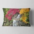 thumbnail image 2 of Designart Japanese Maple Trees - Floral Throw Pillow - 12x20, 2 of 5
