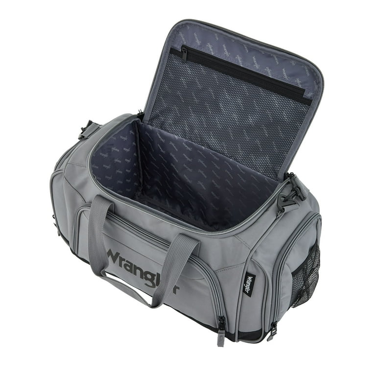 HUNT☆Travel Ripstop Holdall - Silver Foil Wrangler 20 Sport & Travel Duffel Bag Sharkskin Gray with