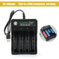 thumbnail image 2 of Universal Smart Battery Charger 4 Bay For Li-ion 18650/18500/18350/14500, 2 of 6