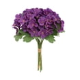 thumbnail image 2 of Hortensias artificiales realistas de plástico | Tallos florales artificiales de aspecto natural para la decoración del hogar | Arreglos para ramos de novia, salones de banquetes y centros de mesa, 2 of 6