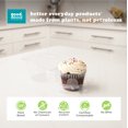 thumbnail image 2 of good natured 3" Clear Plastic Cupcake and Muffin Container with Lid, Pack of 60 - Perfect for Individual Cupcakes, Plant-Based Cupcake Carrier and Holder, 2 of 6