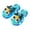 Blue, variant on Kids Reindeer LED Light-Up Slide Sandals Fun Open-Toe Shoes Color:Yellow,Size:4-4.5 Years