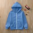 thumbnail image 5 of Byoo Sweatshirt for Tween Boy Oversize Zipper Solid Full-Sleeve Sweatshirts with Pocket Comfort Clothes,11-12T, 5 of 6