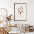 thumbnail image 2 of Framed Canvas Print Wall Art Minimalist Floral Botanical Art for Living Room, Bedroom, Office - 16"x24" NATURAL, 2 of 7