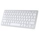 thumbnail image 1 of Ultra-Slim Wireless Bluetooth Keyboard (Arabic Language) for Android Windows iOS - Silver, 1 of 5