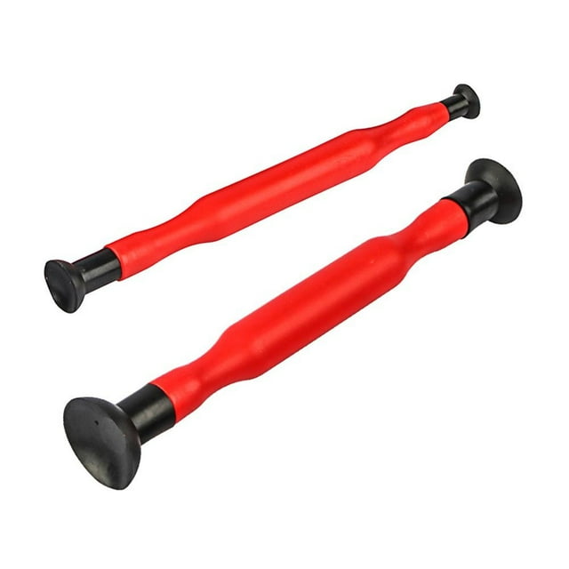 2Pcs Valve Lapping Grip with Suction Cup Cylinder Engine Dust Grinding Tool Manual Valve Grinder Suction Cup Valve Lapping