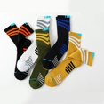 thumbnail image 3 of S Calcetines deportivos para niños y adultos, calcetines deportivos de baloncesto, acolchados, transpirables, toalla gruesa, tobillo para protección, medias de tubo medio antidesl, 3 of 5