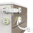 thumbnail image 1 of Safety Cupboard Locks For Children-6 Pack, Child Safety Lock For Baby Proofing Kitchen Cabinets Drawers Appliances, 1 of 5