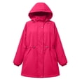 thumbnail image 5 of Windbreaker Jacket Women Spring Fall Long Sleeve Windproof Waterproof Zip Up Hooded Travel Hiking Jackets with Pockets, 5 of 5