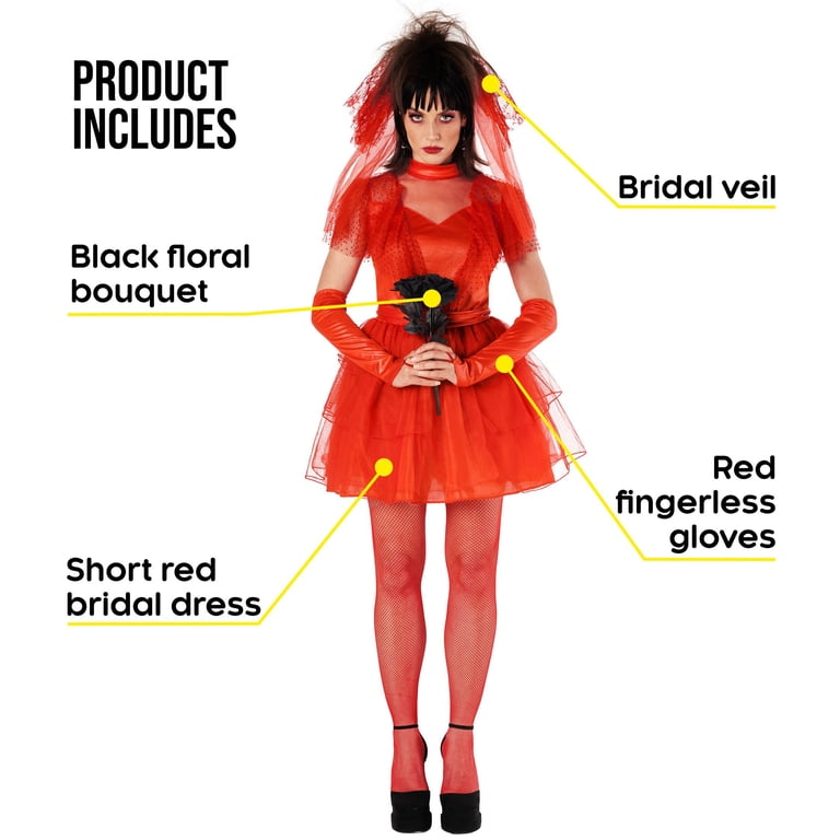 red mini dress halloween costumes Adult Clueless Cher Red Dress Costume | Clueless Costumes | Adult | Womens | XS | Black/Red