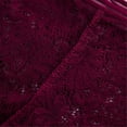 thumbnail image 6 of Bigersell Lace Panties for Women Clearance Womens Panties Tangas Panty Style P-1909 Spandex Thong Panties Seamless Thongs Ladies Briefs High Waist Women's Panties Wine One Size, 6 of 8
