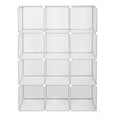 thumbnail image 2 of Zimtown DIY 12-Cube Square Closet Cabinet Shelves for Bedroom Office Living Room, 2 of 6