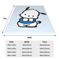 thumbnail image 5 of Sanrio Pochacco Throw Blanket Couch Bed Sofa Soft Lightweight Warm Cozy Flannel Fleece Bed Blanket For Kids Adults Gift Multiple Sizes Available 60"X50", 5 of 5