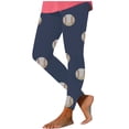 thumbnail image 2 of Lilgiuy Women's High Print Waist Yoga Long Yoga Pant Abdomen Control Training Running Yoga Pants for Sandals Booties High Heel, 2 of 4