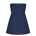 thumbnail image 3 of XuJwPNcy Womens Tube Tops Strapless Solid Color Tanks Casual Bandeau Sleeveless Shirts Summer Vacation Blouse, 3 of 5