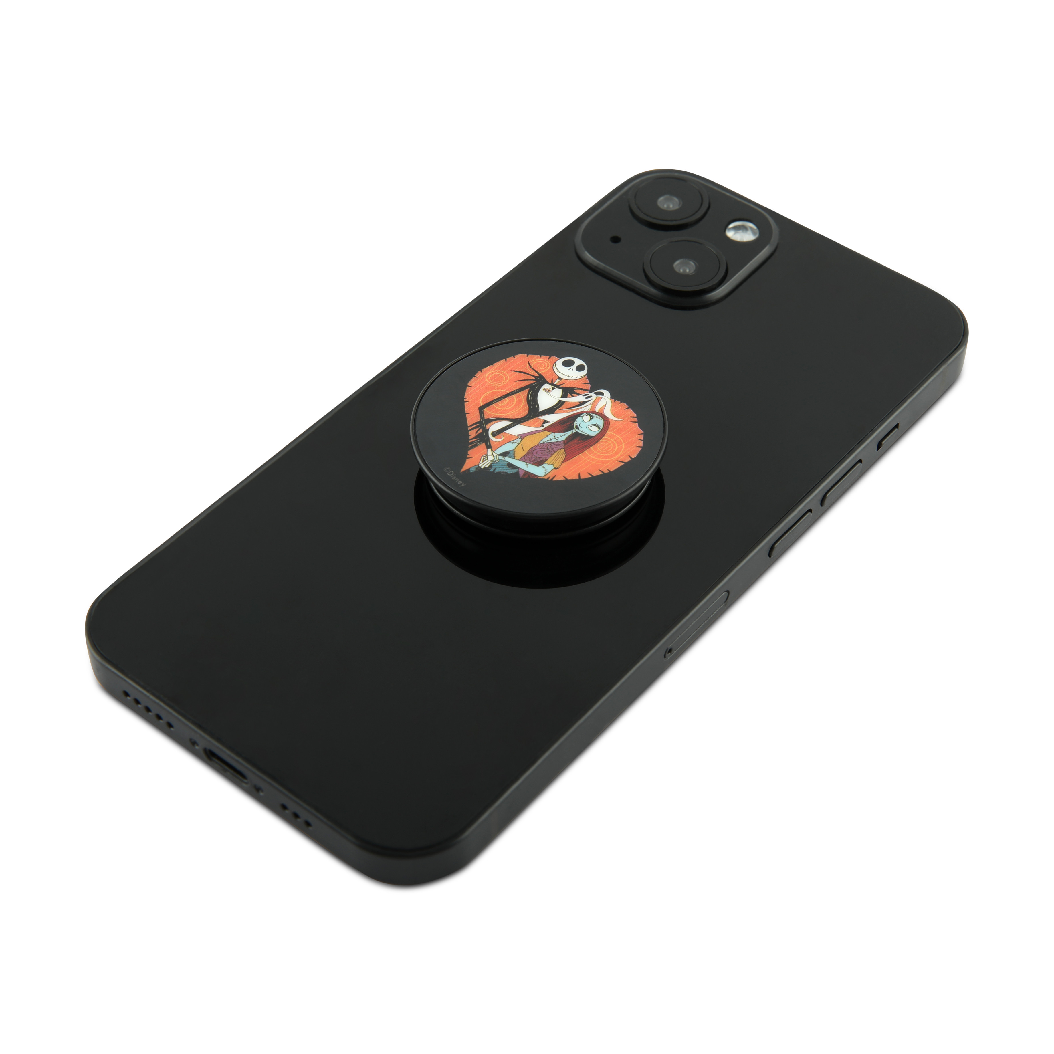 Disney Spinpop Phone Grip - Jack and Sally Heart