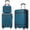 Blue, variant on Travel Luggage Set of 3, 20in 24in Hardside Suitcase with Cosmetic Case, Lightweight Suitcase Set with Spinner Wheels, Expandable Hardshell Luggage Sets, Green
