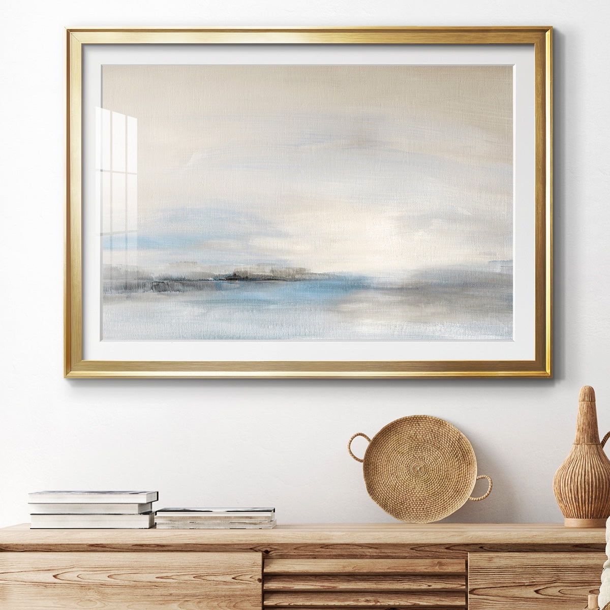 Soft Distance Premium Framed Print - Ready to Hang
