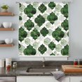 thumbnail image 4 of Dark Green Geometric Moroccan Sheer Curtains 72 Inches Long, Abstract Art Ombre Modern Light Filering Curtains, Breathable Simi Curtain Privacy Drapes for Living Room Bedroom Window Treatment, 4 of 9