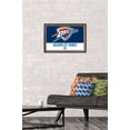 thumbnail image 2 of NBA Oklahoma City Thunder - Logo 21 Wall Poster, 14.725" x 22.375", Framed, 2 of 3