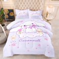 thumbnail image 1 of Juego de edredón Twin XL | Ropa de cama suave con dibujos animados para todas las estaciones | Juego de edredón y funda de almohada Cinnamoroll de 3 piezas, 1 of 8