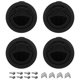 thumbnail image 3 of Pestillos redondos de tiro empotrado shaofei para puerta de escotilla de barco Color negro, 3 of 5