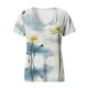 thumbnail image 4 of Moda Mujer Cuello en V Manga corta Impresión Jersey Blusas sueltas Tops Camiseta OAVQHLG3B Store lin121212, 4 of 4