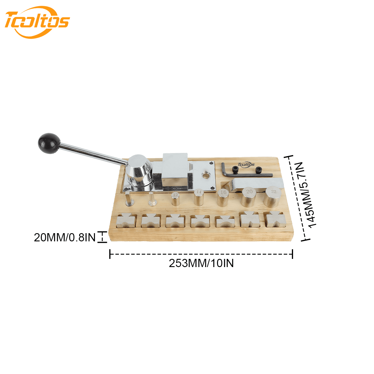 Ring Bending Tool Set for Jewelry Making, Multifunctional Ring Bender with Dies, DIY Crafting Machine for Rings, Earrings and Wire Forming