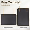 thumbnail image 7 of Easy4Home 48"x30" Rectangular Bathroom Mirror Hanging Rounded Corners Vanity Mirror Wall Mounted, Gold, 7 of 7