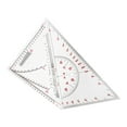 thumbnail image 2 of Sharprepublic 2 Pieces Triangle Ruler Square Protractor Triangle for Carpentry Engineering, 2 of 8