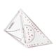 thumbnail image 2 of 2 piezas Regla triangular Transportador de ángulos cuadrados Transportador Regla de medición triangular Regla matemática para ingeniero Profesor, 2 of 9