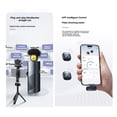 thumbnail image 3 of Mini Microphone 2.4GHz Wireless Microphone System Receiver Transmitter for Vlog Live Streaming Portable Mic A, 3 of 6
