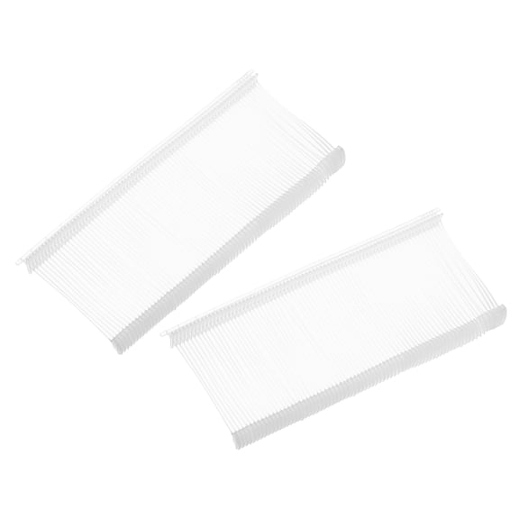 Uxcell 2000pcs Standard Tagging Barb Fasteners 1.4" Clear Tagging Gun Refill Fasteners