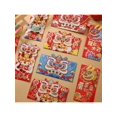 thumbnail image 3 of 4pcs/6pcs 2024 New Year Red Envelopes Chinese Lunar New Year Creative Gold Foil Red Packets For New Year's Day, 3 of 4
