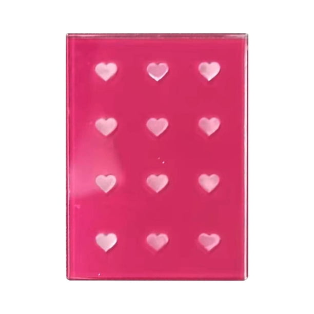 Soporte para pegamento de pestañas, paleta de soporte para extensiones de pestañas, reutilizable, para salón de belleza rojo