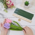 thumbnail image 3 of 100Pcs 16 Gauge Flower Stem Wire 2mm Green Metal Flower Stems Bulk 20CM/7.87 Inch Iron Stalk Florist Wire, 3 of 7