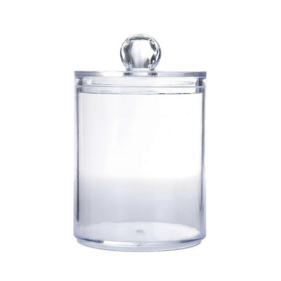 Apothecary Jars, Crystal Glass Bathroom Accessories Canister with Removable Lids for Vanity Organizers Decorative