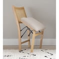 thumbnail image 2 of Bina Rattan Cane Folding Dining Side Chair, Beige, 2 of 8