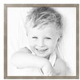 thumbnail image 2 of ArtToFrames 28" x 28" Champagne Pebble Metallic Picture Frame, 28x28 inch Silver Wood Poster Frame (WOM-5258),  Pack, 2 of 7