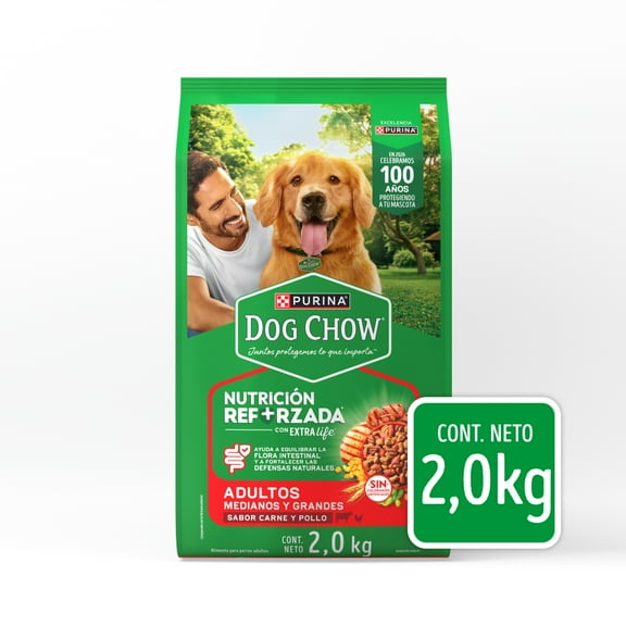 Alimento para Perro Purina Dog Chow Adulto Razas Medianas y Grande 2 kg