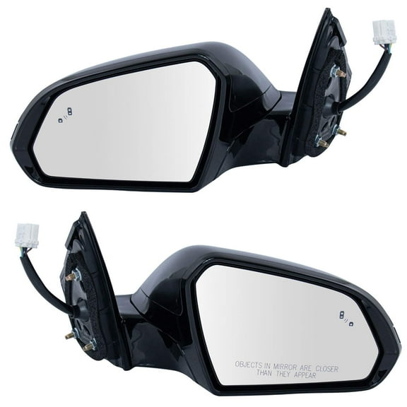 TRQ Mirror Pair Power Heated Turn Signal Blind Spot Monitor Paint to Match LH RH MRA08068 Fits select: 2018 HYUNDAI SONATA