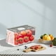 thumbnail image 4 of Organizadores para Refrigerador: Contenedores de Plástico Transparente para Organizar y Almacenar En Refrigerador, Congelador, Armario de Cocina y Despensa., 4 of 7