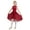 Burgundy, variant on Miutii Kids Girls Sparkly Ballet Leotard Dress Lyrical Contemporary Modern Ballroom Dancing Costume Navy Blue 8