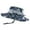 Blue, variant on Breathable Wide Brim Boonie Hat Outdoor UPF 50+ Sunscreen Mesh Safari Hat, Suitable for Travel Fishing