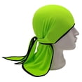 thumbnail image 4 of Head Wrap Hat Long Tail Transpirable Pañuelo suave Wave Caps Pañuelo para la cabeza para Chemo verde fluorescente Hugo Sombrero para la cabeza, 4 of 6